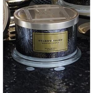 HomeWorx by Slatkin + Co. Starry Night 18oz Pine Balsam Cinnamon Candle NEW